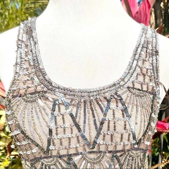 W118 by Walter Baker Mesh Sequin Tank - Picture 3 of 8